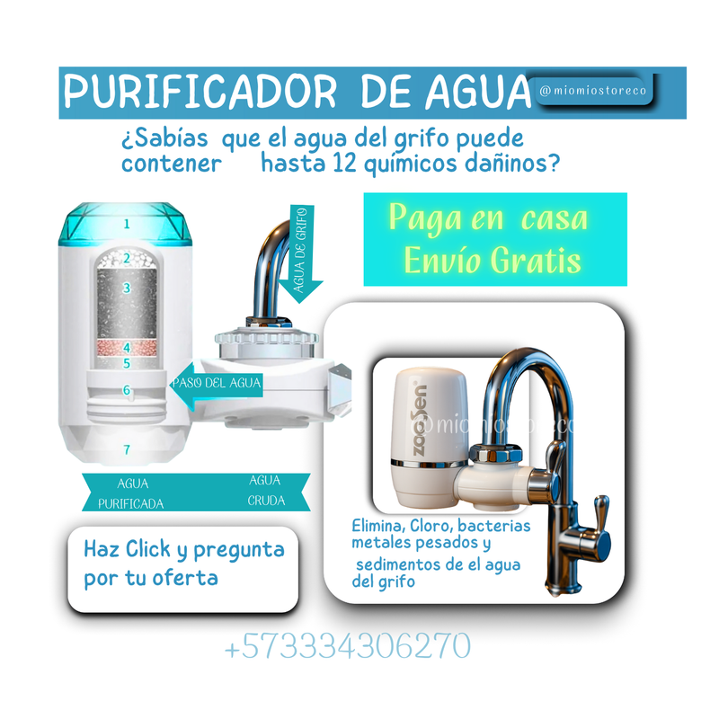 Filtro Purificador de Agua 7 Niveles
