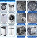 Pack x12 pastillas limpieza profunda para lavadora — elimina moho y malos olores