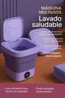 Mini Lavadora Portatil Plegable 8l