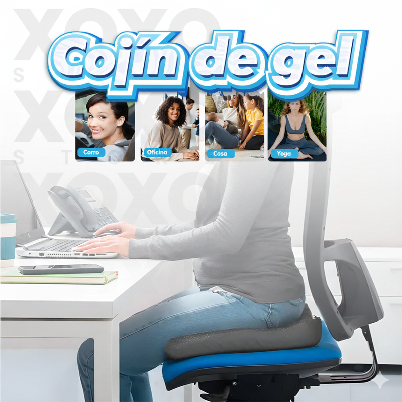 Cojín de gel para asiento - Ergonómico