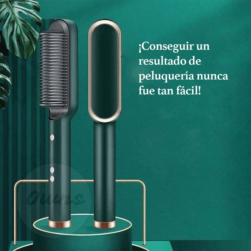 Cepillo 2 en 1 GlowHair– Alisa y riza tu cabello – Logra un peinado de salón en casa en minutos